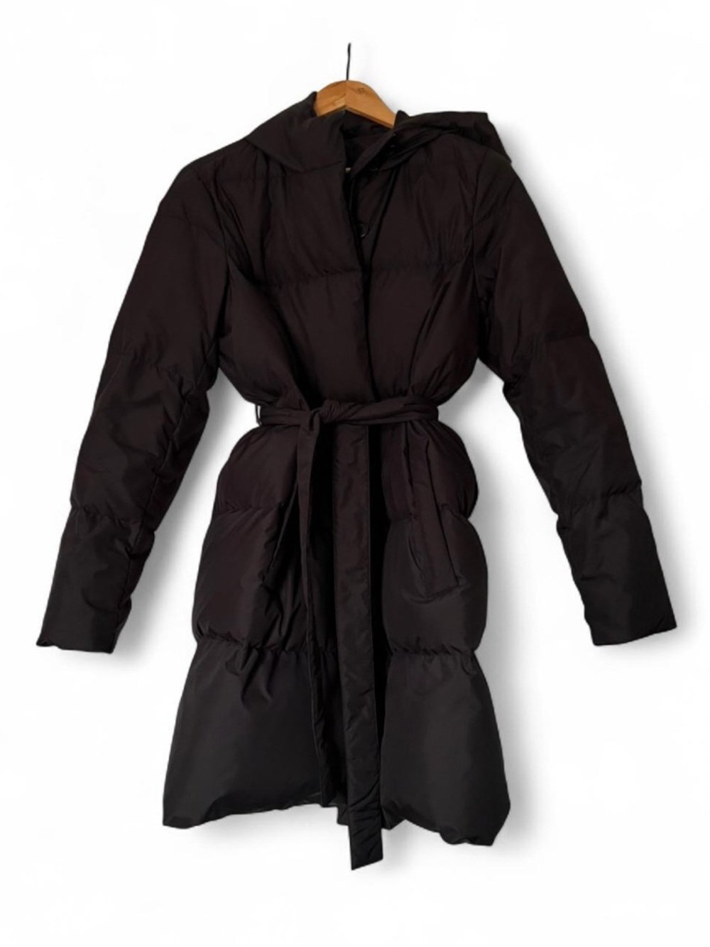 J.Crew black puffer coat